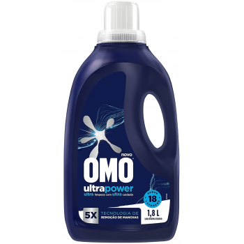 LAVA ROUPAS OMO ULTRA POWER LIQUIDO 1.8 LT