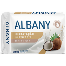 SABONETE ALBANY LEITE DE COCO 85G