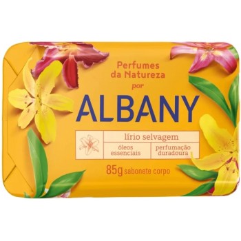 SABONETE ALBANY PERFUMES LÍRIO SELVAGEM  85G