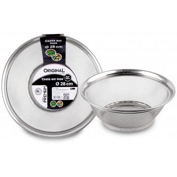 ESCORREDOR INOX PREMIUM ORIGINAL 28CM SL0299
