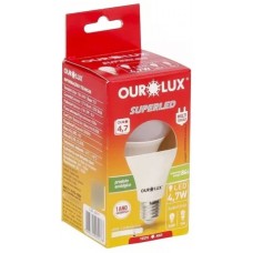 LÂMPADA OUROLUX BRANCA FRIA SUPERLED BIV 4.7W