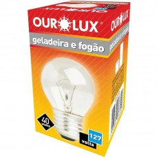 LÂMPADA OUROLUX GELADEIRA/FOGAO 40 W 127V