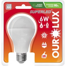 LÂMPADA OUROLUX SUPERLED BIV 6W 