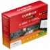 REFLETOR OUROLUX LED PRETO 100 W CONTROLED