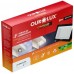 REFLETOR OUROLUX LED PRETO 50 W CONTROLED