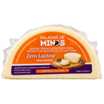 QUEIJO MINAS MEIA CURA ZERO LAC PALADAR MINAS KG