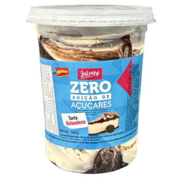 SORVETE PALETITAS HOLANDESA ZERO ACUCAR 800 LTS