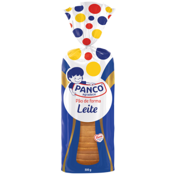 PÃO DE FORMA LEITE PANCO 500G