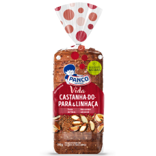 PÃO INTEGRAL CASTANHA PARÁ E LINHAÇA PANCO 380G PÃO INTEGRAL CASTANHA PARÁ E LINHAÇA PANCO 380G