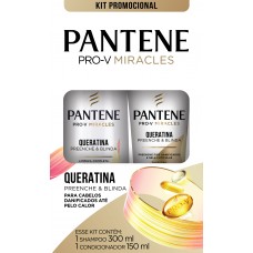 SHAMPOO E CONDICIONADOR PANTENE QUERATINA