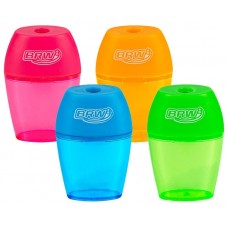 MAT. ESC. APONTADOR OVAL COM DEPOSITO NEON BRW MAT. ESC. APONTADOR OVAL COM DEPOSITO NEON BRW