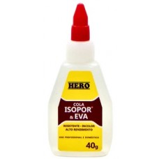 MAT. ESC. COLA DE ISOPOR HERO 40 GR