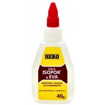 MAT. ESC. COLA DE ISOPOR HERO 40 GR