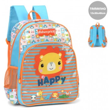 MAT. ESC. MOCHILA INFANTIL FISHER PRICE UN