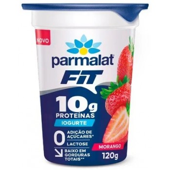 IOGURTE PARMALAT FIT 10G PROT MORANGO 120G