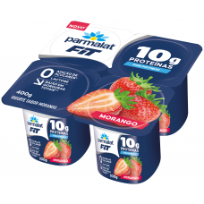 IOGURTE PARMALAT FIT POLPA MORANGO 400G 
