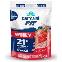 WHEY PROTEIN PARMALAT FIT MORANGO 21G PROT 450G
