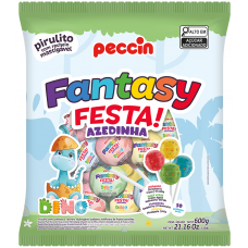 PIRULITO PECCIN FANTASY FESTA AZEDINHA 600G PIRULITO PECCIN FANTASY FESTA AZEDINHA 600G