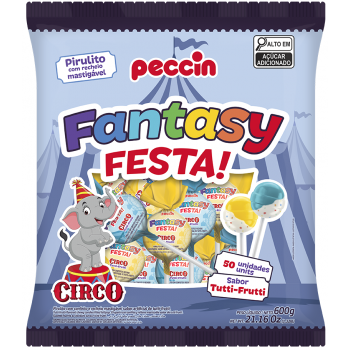 PIRULITO PECCIN FANTASY FESTA CIRCO 600G