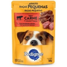 RAÇÃO PEDIGREE ADULTO RACAS PEQUENA CARNE 100 GR