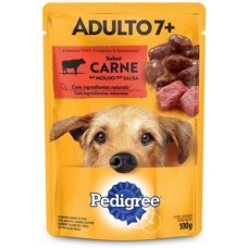 RAÇÃO PEDIGREE CARNE MOLHO + 7 ANOS SACHÊ 100G