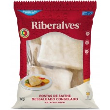 BACALHAU SAITHE POSTAS DESSALGADO RIBERALVES 1 KG