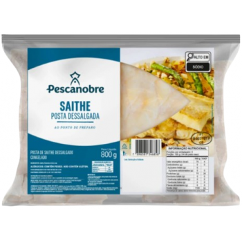 BACALHAU SAITHE POSTAS PESCANOBRE 800GR