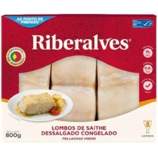 LOMBOS DE BACALHAU SAITHE RIBERALVES 800G