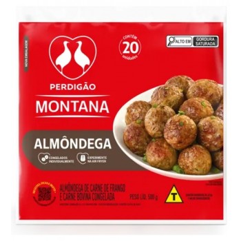 ALMONDEGA MISTA MONTANA PERDIGAO 500G