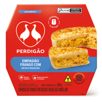 EMPADÃO FRANGO C/ BACON E REQUEIJÃO PERDIGÃO 500G