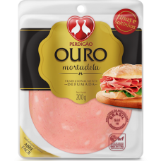 MORTADELA PERDIGAO OURO FATIADA 200 GR