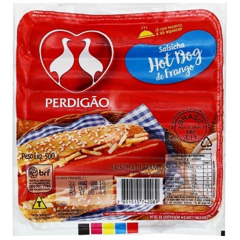SALSICHA DE FRANGO PERDIGÃO 500G