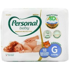 FRALDA DESCARTAVEL PERSONAL BABY G 18UN FRALDA DESCARTAVEL PERSONAL BABY G 18UN