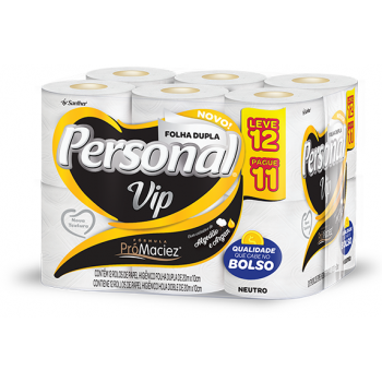 PAPEL HIGIENICO PERSONAL VIP NEUTRO 20 M LV12 PG11