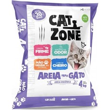 AREIA HIGIENICA A BASE DE ARGILA CAT ZONE 4KG