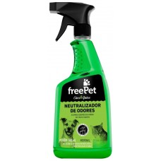 ELIMINADOR DE ODORES FREEPET HERBAL SPRAY 500 ML ELIMINADOR DE ODORES FREEPET HERBAL SPRAY 500 ML