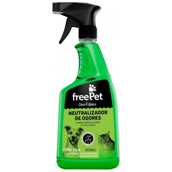 ELIMINADOR DE ODORES FREEPET HERBAL SPRAY 500 ML