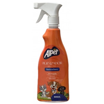 HIGIENIZADOR P/ CÃES ALPET BANHO A SECO 500ML