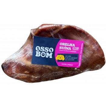 ORELHA SUINA DESIDRATADA PET OSSO BOM UN