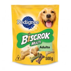 BISCOITO P/CÃES PEDIGREE BISCROK MULT ADULTO 500G