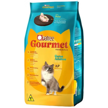 RACAO QUATREE GATOS ADULTOS PEIXE 1KG