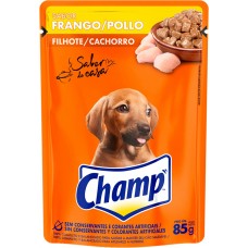 RAÇÃO CHAMP FILHOTE FRANGO SACHE 85G