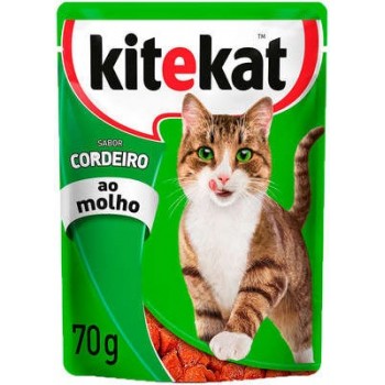 RAÇÃO KITEKAT CORDEIRO AO MOLHO SACHE 70G