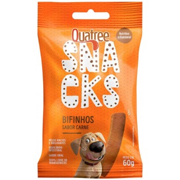 SNACKS BIFINHOS QUATREE SABOR CARNE 60G 