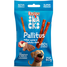 SNACKS PALLITUS QUATREE CARNE E BATATA DOCE 60G SNACKS PALLITUS QUATREE CARNE E BATATA DOCE 60G