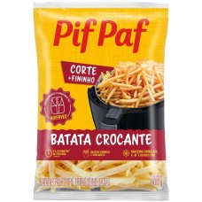 BATATA PRÉ FRITA PIF PAF CROCANTE FININHA 600G