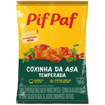 COXINHA DA ASA TEMPERADA PIF PAF PCT 700G
