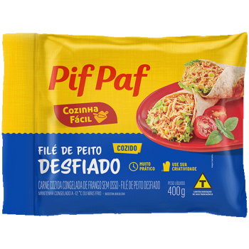 FILE DE PEITO FRANGO DESFIADO PIF PAF 400 GR