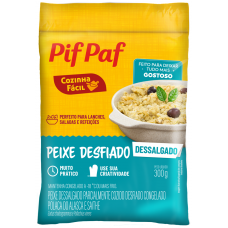 PEIXE DESFIADO DESSALGADO CONGELADO PIF PAF 300G 