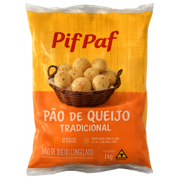 PÃO DE QUEIJO PIF PAF TRADICIONAL 1KG